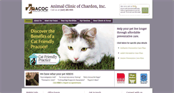 Desktop Screenshot of animalclinicofchardon.com
